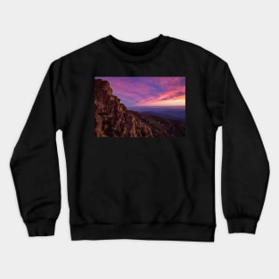 Purple Sunsets At Mount Buffalo Crewneck Sweatshirt